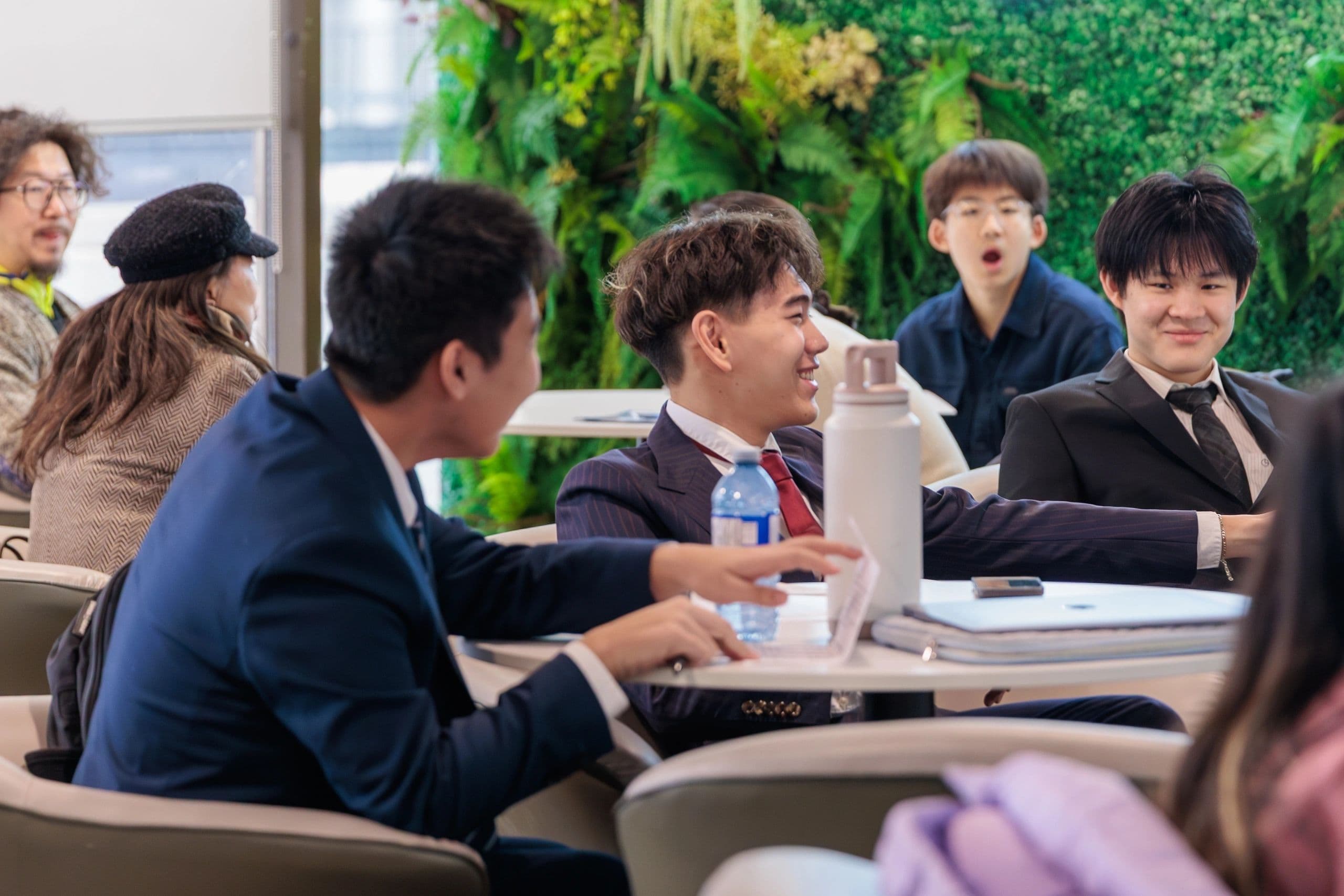 Students collaborating at Ithaca Family Academy