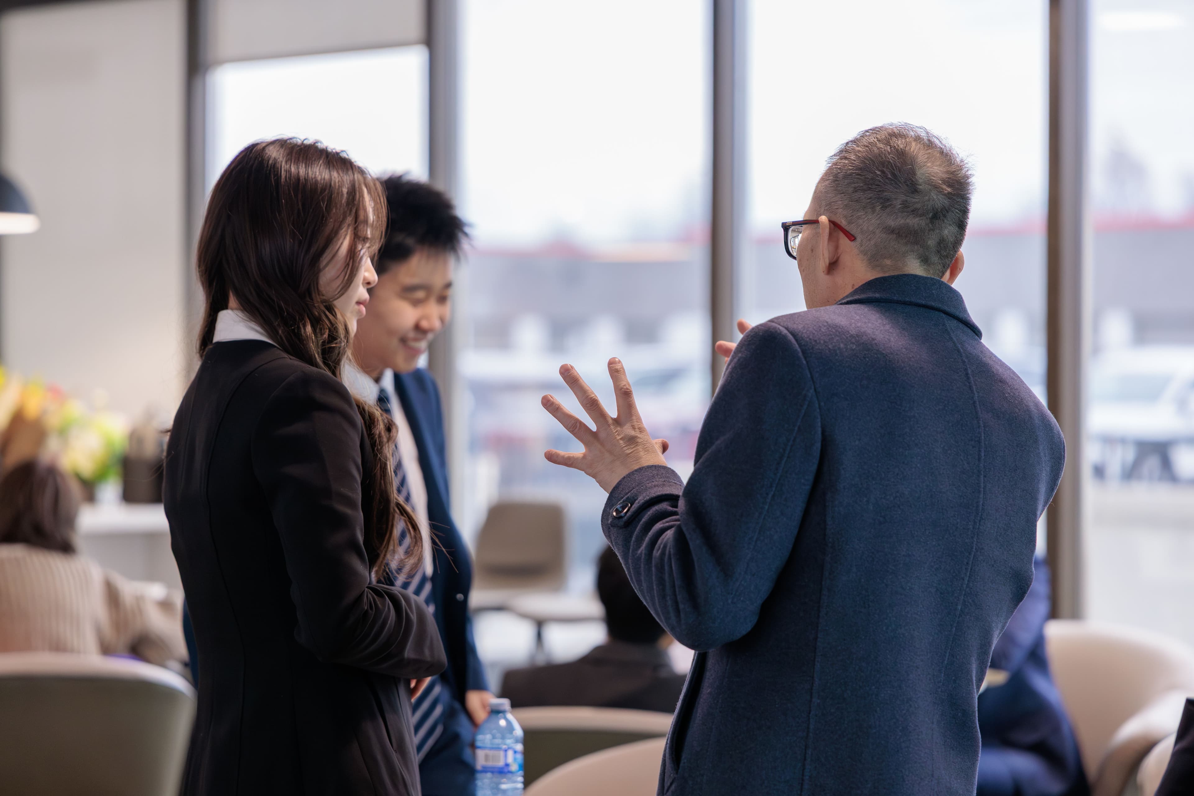 Students in an AI workshop
